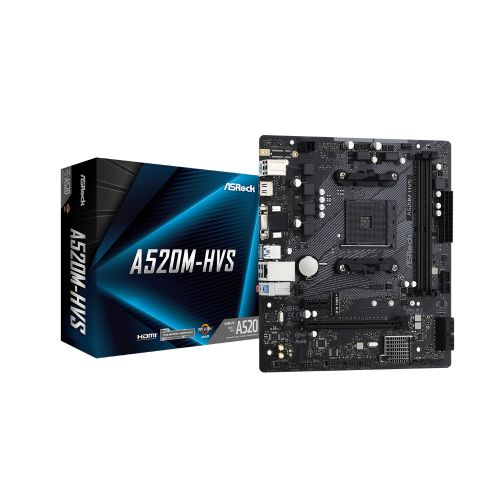 Mainboard Asrock A520M-HVS (AMD A520/ Socket AM4/ M-ATX/ 2 khe ram)