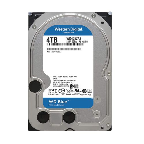 Ổ cứng Western Digital Blue 4TB WD40EZAX (3.5Inch/ 5400rpm/ 256MB/ SATA3)