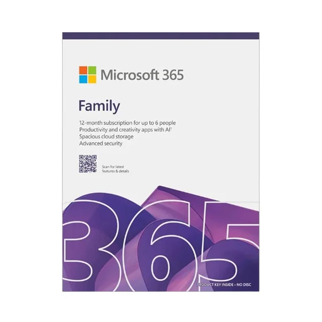 Phần mềm M365 Family English APAC Subscr 1YR Medialess (EP2-36878)