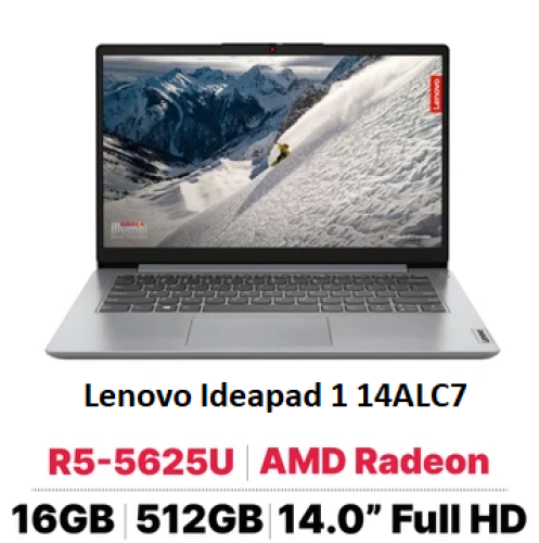Laptop Lenovo Ideapad 1 14ALC7 (82R30099VN) (R5 5625U16GB RAM512GB SSD14 FHDWin11Xám)